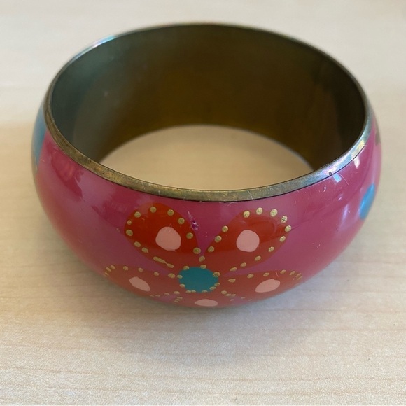 Multicolored Chunky Bangle 1 - Picture 1 of 11